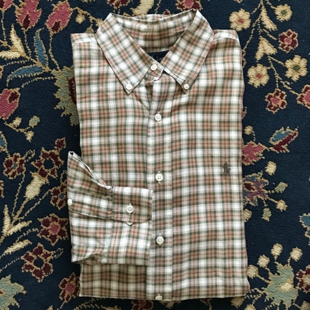 Polo Button Down Plaid Men's Yarmouth Fit